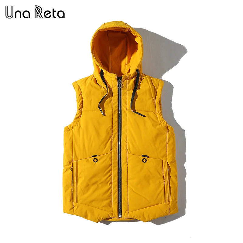 Una Reta Hooded Vest coat Mens New Winter Warm Hip hop Sleeveless Vest Jacket Men Fit Vest Plus size Fashion Casual Waistcoat
Una Reta Hooded Vest coat Mens New Winter Warm Hip hop Sleeveless Vest Jacket Men Fit Vest Plus size Fashion Casual Waistcoat