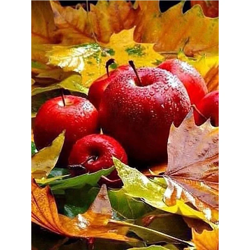 New 5D DIY Diamond Painting Full Diamond Embroidery Apples&Leaf Rhinestone Embroidery Cross Stitch Arts Canvas Wall Decor
New 5D DIY Diamond Painting Full Diamond Embroidery Apples&Leaf Rhinestone Embroidery Cross Stitch Arts Canvas Wall Decor
