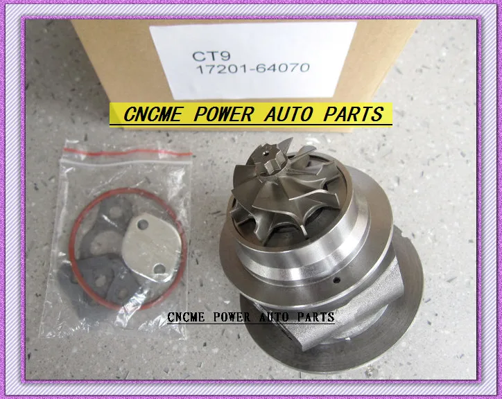 CT9 17201-64070 Turbocharger Core Turbo Cartridge CHRA For TOYOTA Camry Estima Lite TownAce Vista Engine 3CT 3C-T 2.2L 90HP (4)