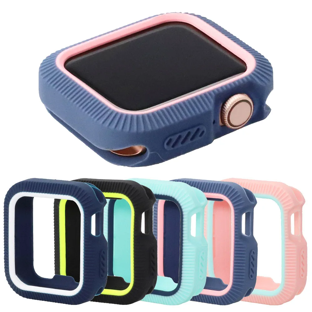 Silicone Soft Cover for Apple Watch Case Series 4 40mm 44mm Fashion Protect Frame for iWatch Bumper Wristwatch Accessories
Silicone Soft Cover for Apple Watch Case Series 4 40mm 44mm Fashion Protect Frame for iWatch Bumper Wristwatch Accessories