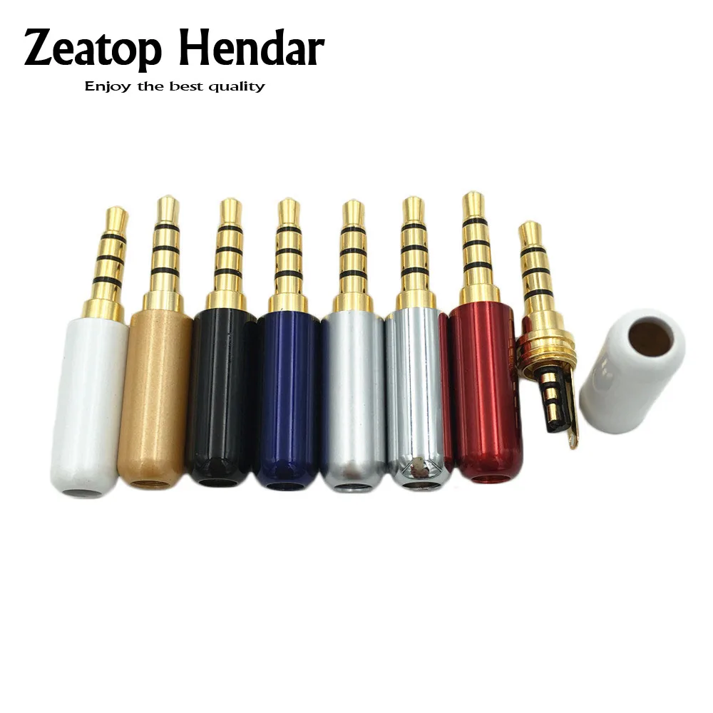100PCS Gold Plated 3.5 mm Male Plug Audio Jack 4 Pole Connector for DIY Stereo Headset Earphone or Used for Repair Earphone
100PCS Gold Plated 3.5 mm Male Plug Audio Jack 4 Pole Connector for DIY Stereo Headset Earphone or Used for Repair Earphone