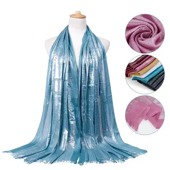 Glitter Cotton Tassel Scarves Sliver Wraps Headband Viscose Hijabs Muslim Women's Long Shawl Maxi Turban Headscarf 180x63cm
Glitter Cotton Tassel Scarves Sliver Wraps Headband Viscose Hijabs Muslim Women's Long Shawl Maxi Turban Headscarf 180x63cm