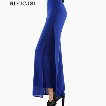 Casual Women High Waist Pants Side Open Woman Wide Leg Pant Female Trousers Chiffon Baggy Pants Double Layer Long Pant OL K115
Casual Women High Waist Pants Side Open Woman Wide Leg Pant Female Trousers Chiffon Baggy Pants Double Layer Long Pant OL K115