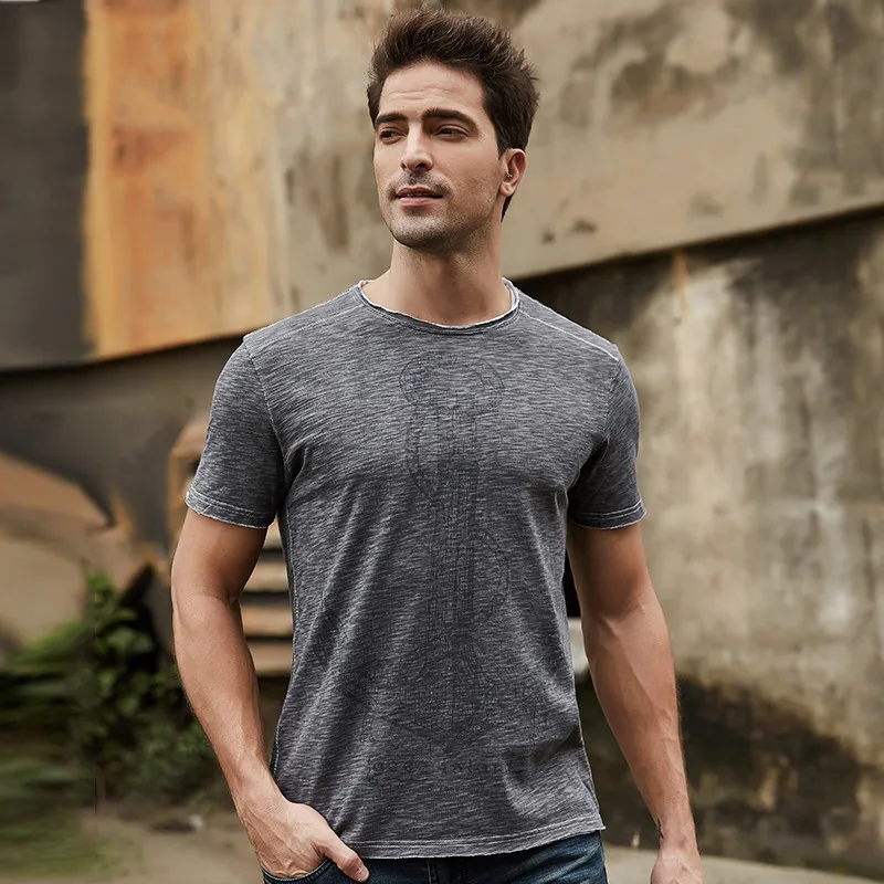 GustOmerD2019New Spring and Summer Short-sleeved T-shirt Fashion Cotton Slim T-shirt Thin Section Round Neck Solid Color T-shirt
GustOmerD2019New Spring and Summer Short-sleeved T-shirt Fashion Cotton Slim T-shirt Thin Section Round Neck Solid Color T-shirt
