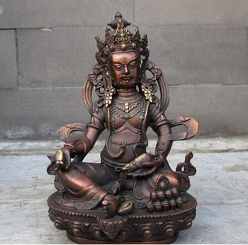 WBY---406+++Tibetan Buddhism Red bronze Yellow Jambhala Buddha wealth God Tantra Statue
WBY---406+++Tibetan Buddhism Red bronze Yellow Jambhala Buddha wealth God Tantra Statue