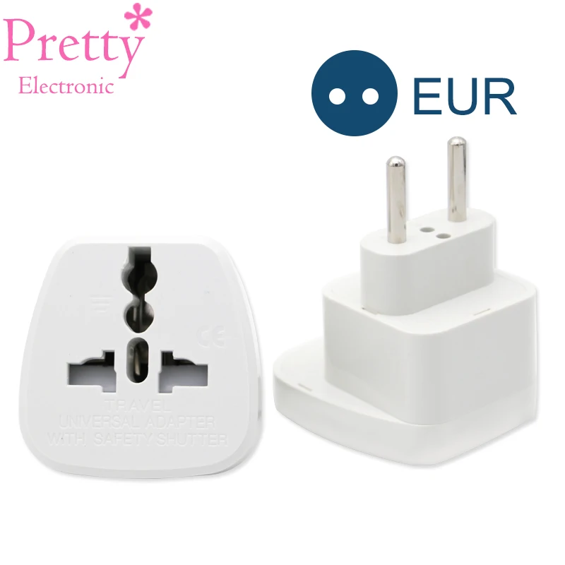 Common 250V 10A Universal US UK AU to EU AC Travel Power Plug European Charger Adapter Conversion Adaptor for Travel Home Use
Common 250V 10A Universal US UK AU to EU AC Travel Power Plug European Charger Adapter Conversion Adaptor for Travel Home Use