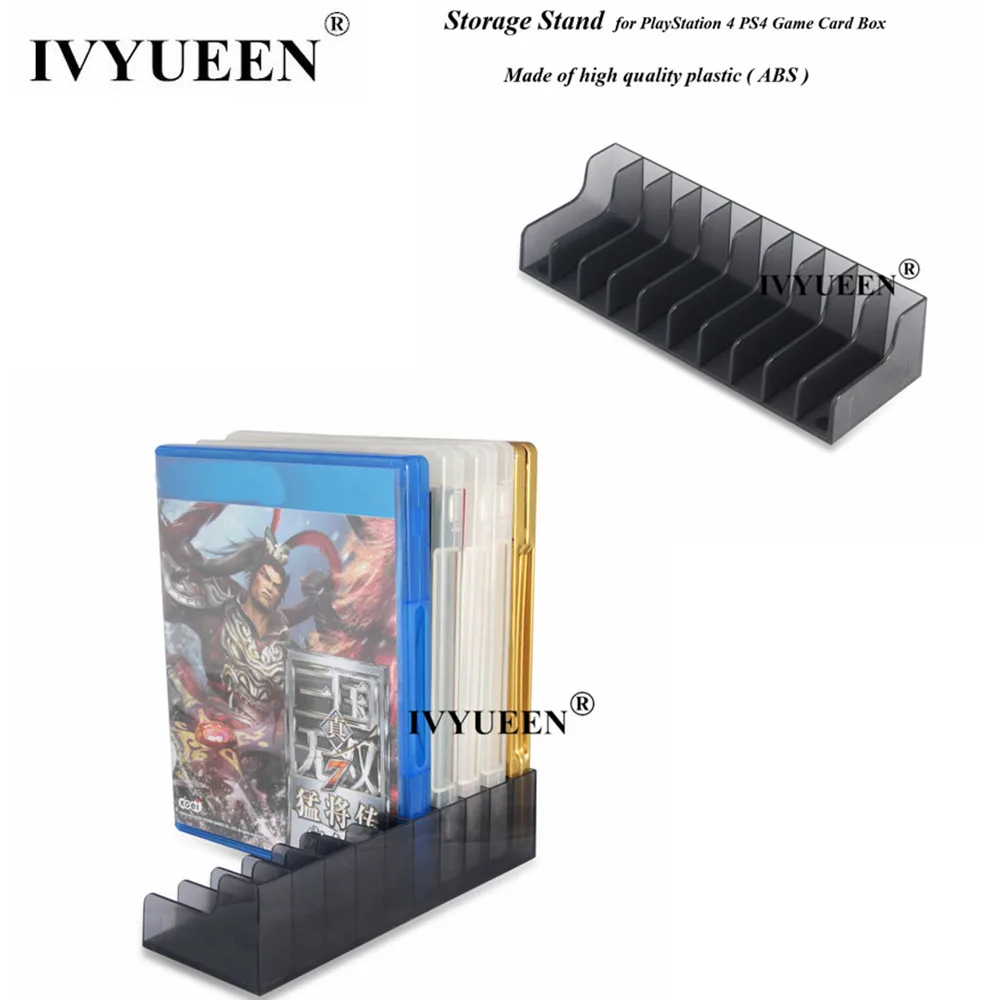 IVYUEEN CD Disks Card Holder For Dualshock 4 PlayStation 4 PS4 PRO Slim Controller Game Card Storage Stand Game Accessories
IVYUEEN CD Disks Card Holder For Dualshock 4 PlayStation 4 PS4 PRO Slim Controller Game Card Storage Stand Game Accessories