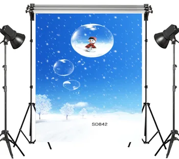 Vinyl Christmas Snowmen In Floating Bubbles Snowy Winter 5X7FT Studio Backdrop Photography Photo Props Photographic Background
Vinyl Christmas Snowmen In Floating Bubbles Snowy Winter 5X7FT Studio Backdrop Photography Photo Props Photographic Background