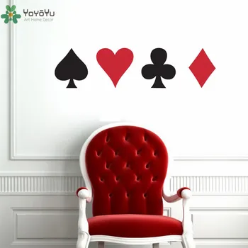 YOYOYU Wall Decal Casino Poker Wall Stickers Vinyl Interior Window Decals Special Design Home Decor Bedroom Art Mural DIY SY694
YOYOYU Wall Decal Casino Poker Wall Stickers Vinyl Interior Window Decals Special Design Home Decor Bedroom Art Mural DIY SY694