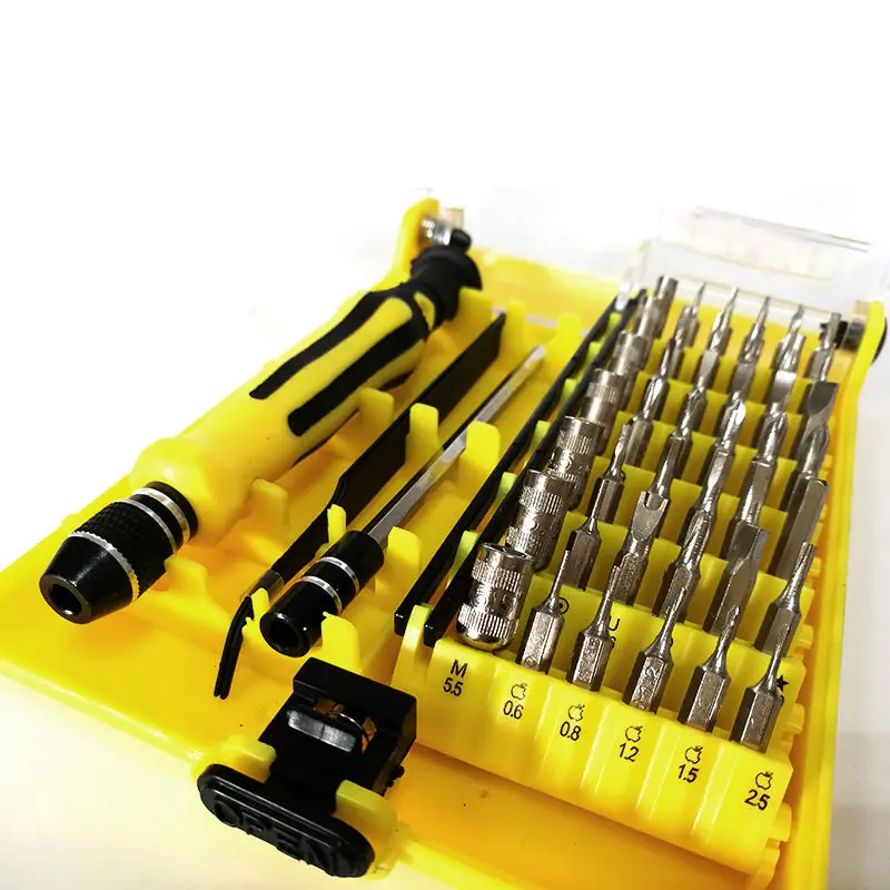 Precision 45 in 1 Screwdriver Set Torx MIni Magnetic Hand Tools Screwdriver Kit Opening Repair Computer Phone Tool
Precision 45 in 1 Screwdriver Set Torx MIni Magnetic Hand Tools Screwdriver Kit Opening Repair Computer Phone Tool