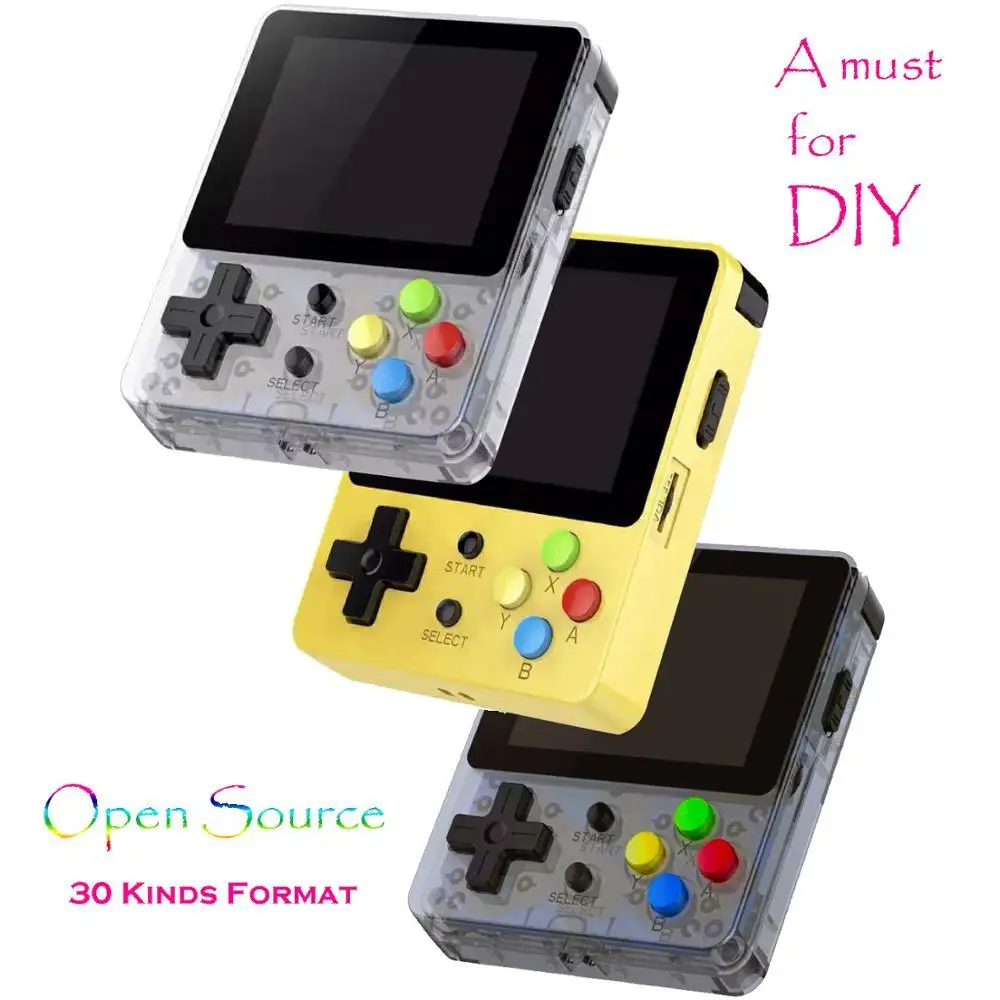 Open Source 2.6 inch Screen Game Console Family Retro Handheld Support for 30 kinds of format Games Best DIY Gift for Children
Open Source 2.6 inch Screen Game Console Family Retro Handheld Support for 30 kinds of format Games Best DIY Gift for Children