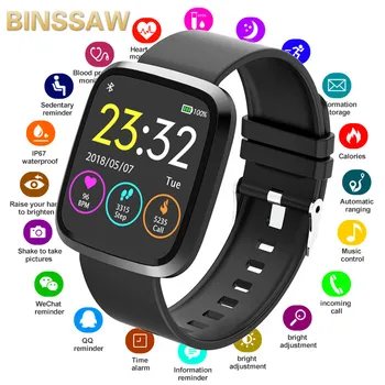 BINSSAW Men Smart Watches Heart Rate Monitor Sports Smart Wrist Band Waterproof Fitness Tracker Watch Women relogio masculino
BINSSAW Men Smart Watches Heart Rate Monitor Sports Smart Wrist Band Waterproof Fitness Tracker Watch Women relogio masculino