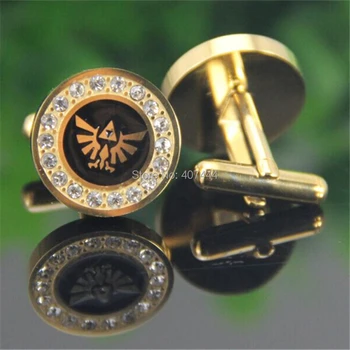2PCS Free Shipping USA UK Canada Russia Brazil Hot Sale Gold Color LEGEND Of ZELDA Stainless Steel CuffLinks With Cubic Zirconia
2PCS Free Shipping USA UK Canada Russia Brazil Hot Sale Gold Color LEGEND Of ZELDA Stainless Steel CuffLinks With Cubic Zirconia