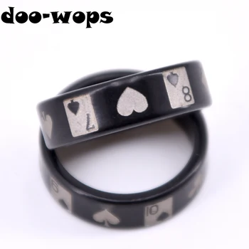 1PC Black Strong Magnetic Ring with Poker Pattern (20mm) Magician Accessory Close Up Stage Magic Trick Gimmick Props
1PC Black Strong Magnetic Ring with Poker Pattern (20mm) Magician Accessory Close Up Stage Magic Trick Gimmick Props