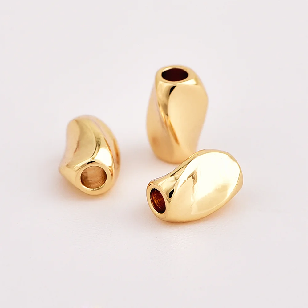 10pcs Gold Filled Irregular Curve Septum Beads For DIY Jewelry Making Accessories Not faded High Quality Rose Gold Bead 3*5mm
10pcs Gold Filled Irregular Curve Septum Beads For DIY Jewelry Making Accessories Not faded High Quality Rose Gold Bead 3*5mm