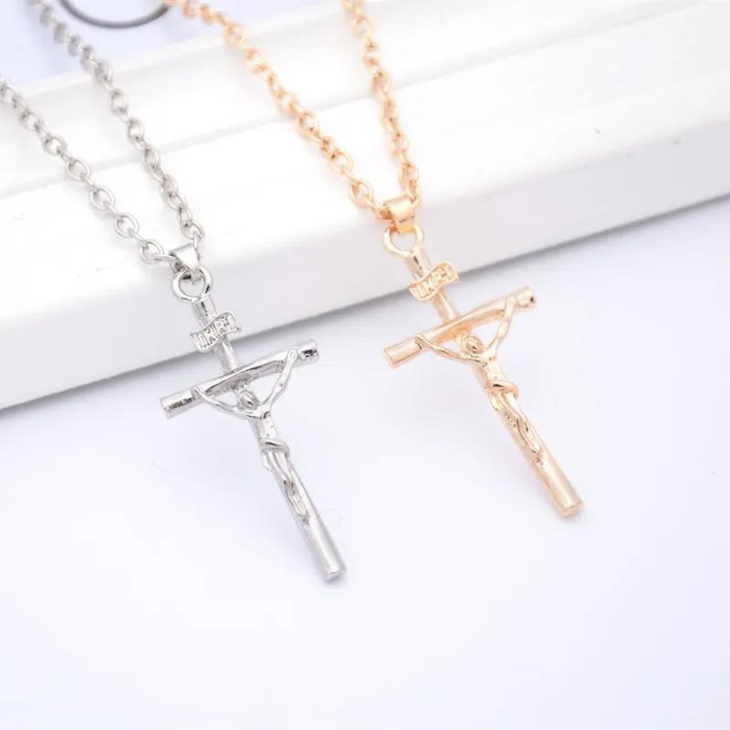 European and American cross-border jewelry explosion hot sell Jesus Christ cross necklace clavicle chain wholesale
European and American cross-border jewelry explosion hot sell Jesus Christ cross necklace clavicle chain wholesale