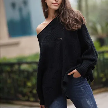 Womens Plus Size Knitted Pullover Sweater Batwing Long Sleeve Cloak Autumn Crochet Sweater Solid Color Women Loose Sweater
Womens Plus Size Knitted Pullover Sweater Batwing Long Sleeve Cloak Autumn Crochet Sweater Solid Color Women Loose Sweater