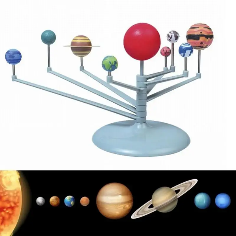 DIY Toys Nine Planetary Models Puzzle Assemble The Solar System Planets Children'S Toy Sets
DIY Toys Nine Planetary Models Puzzle Assemble The Solar System Planets Children'S Toy Sets