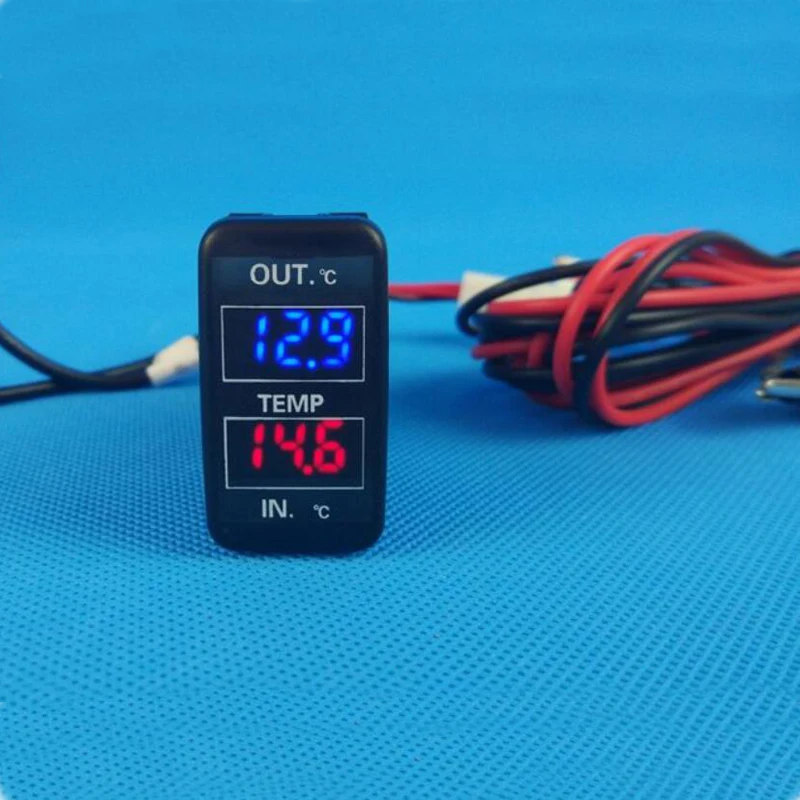 40*22mm Car USB Charger+Voltage display & Interior temperature+Outside temperature For Toyota toyota prado fj120 (2008)
40*22mm Car USB Charger+Voltage display & Interior temperature+Outside temperature For Toyota toyota prado fj120 (2008)