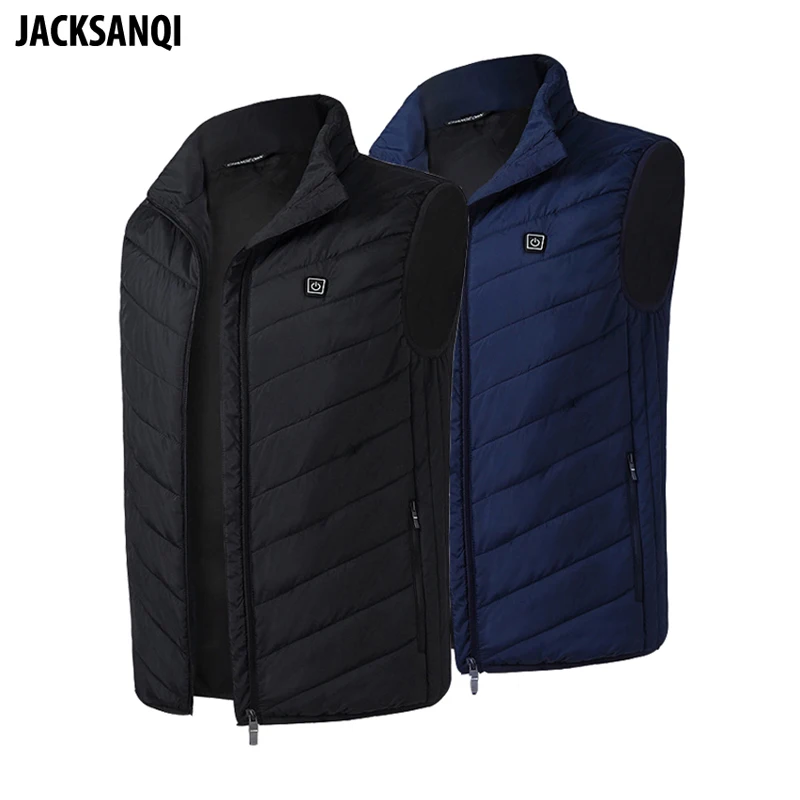 JACKSANQI Winter Thick USB Heating Cotton Vest Outdoor Sleeveless Warmth Hiking Camping Trekking Climbing Fishing Jackets RA186
JACKSANQI Winter Thick USB Heating Cotton Vest Outdoor Sleeveless Warmth Hiking Camping Trekking Climbing Fishing Jackets RA186