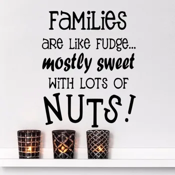 English Words Black Family are Like Fudge Removable Wall Stickers Wallpaper Decals for Living Room Bedroom Home Decor JG038
English Words Black Family are Like Fudge Removable Wall Stickers Wallpaper Decals for Living Room Bedroom Home Decor JG038