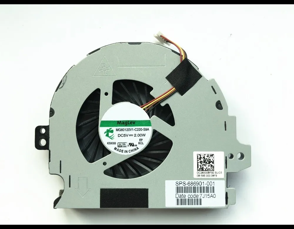 Brand NEW Original CPU FAN FOR HP ENVY M6 M6T M6-1000 686901-001 CPU COOLING FAN MG60120V1-C220-S9A 100% Fully Tested
Brand NEW Original CPU FAN FOR HP ENVY M6 M6T M6-1000 686901-001 CPU COOLING FAN MG60120V1-C220-S9A 100% Fully Tested