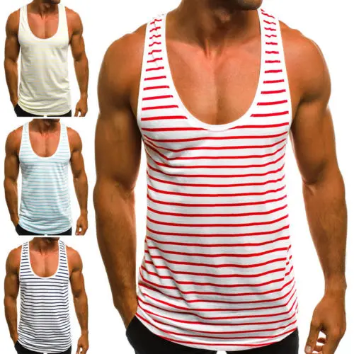 Fashion Men Vest Polyester Cotton Sleeveless Vest O-Neck Striped Men Casual Clothes
Fashion Men Vest Polyester Cotton Sleeveless Vest O-Neck Striped Men Casual Clothes