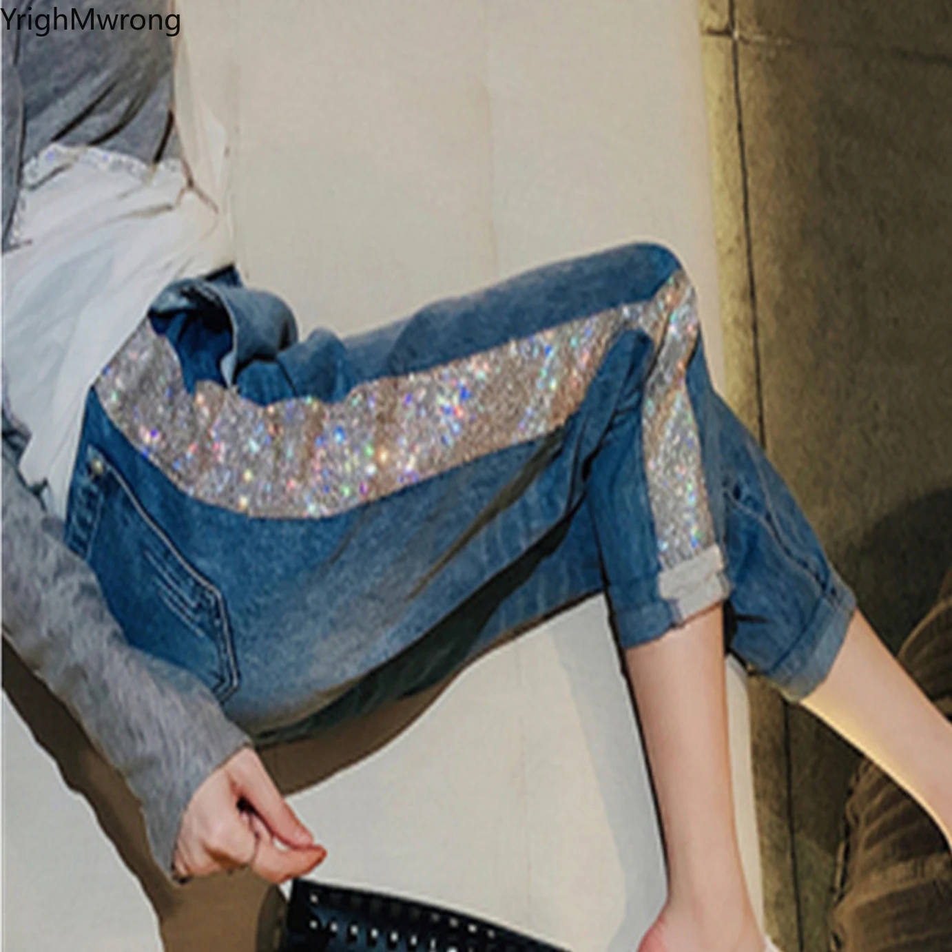 Patches Side Beading Rhinestone Diamonds Drilling Ankle Length High Waist Slim Denim Pant Plus Size Jeans Fashion Trouser Women
Patches Side Beading Rhinestone Diamonds Drilling Ankle Length High Waist Slim Denim Pant Plus Size Jeans Fashion Trouser Women