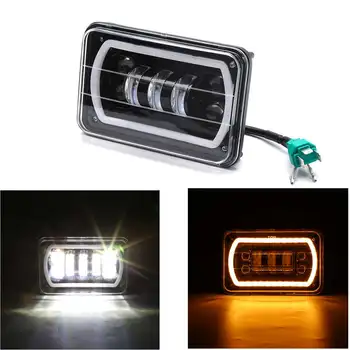 1 Piece 4"X6" LED Light Headlight Bulb Turn Signal Light DRL Crystal Clear Sealed Beam Headlamp Day Running for buick jeep
1 Piece 4"X6" LED Light Headlight Bulb Turn Signal Light DRL Crystal Clear Sealed Beam Headlamp Day Running for buick jeep