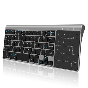 Portable Mute Keys Keyboards 2.4G Ultra Slim Mini Wireless Keyboard with Touchpad for Mac PC XP7 10 Vista Android Smart TV Box
Portable Mute Keys Keyboards 2.4G Ultra Slim Mini Wireless Keyboard with Touchpad for Mac PC XP7 10 Vista Android Smart TV Box