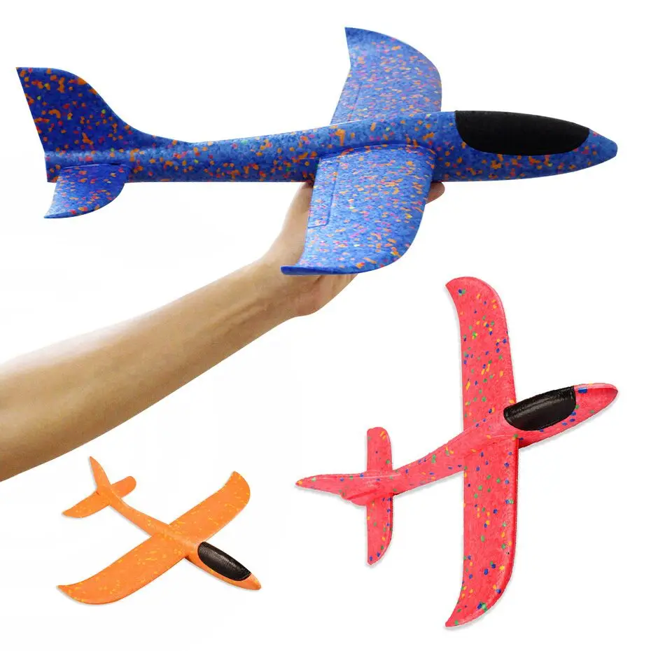 48cm Airplane Hand Launch Throwing Glider Aircraft Inertial Foam EPP Airplane Toy Plane Model Outdoor Toy Educational Toys Gift
48cm Airplane Hand Launch Throwing Glider Aircraft Inertial Foam EPP Airplane Toy Plane Model Outdoor Toy Educational Toys Gift