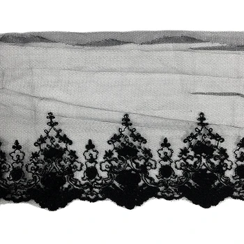 1Yard/Lot Woven Lace Ribbon Fabric Black Embroidered 8CM Lace Trim Clothing Sewing Accessories Crocheted Voile Transparent Cloth
1Yard/Lot Woven Lace Ribbon Fabric Black Embroidered 8CM Lace Trim Clothing Sewing Accessories Crocheted Voile Transparent Cloth