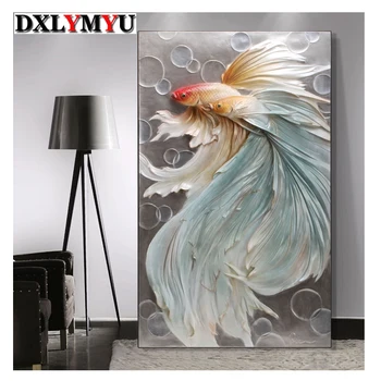 DXLYMYU DIY Diamond Painting Cross Stitch Set Fish Picture Needlework Home Decor Full Rhinestone Mosaic 5D Diamond Embroidery
DXLYMYU DIY Diamond Painting Cross Stitch Set Fish Picture Needlework Home Decor Full Rhinestone Mosaic 5D Diamond Embroidery