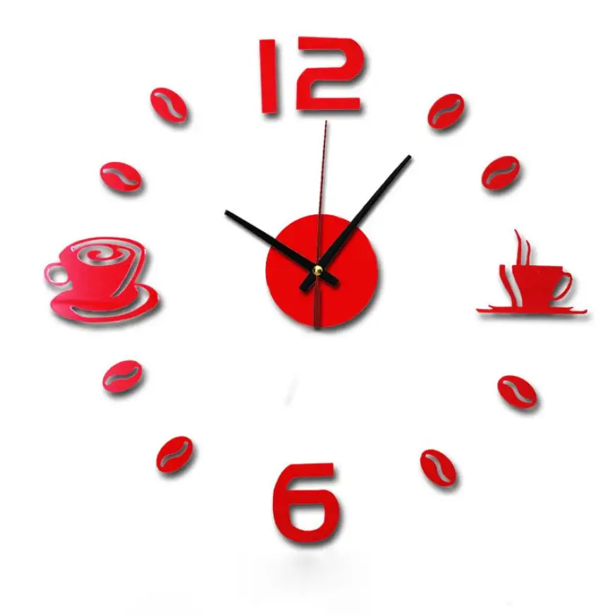 4Colors Product Acrylic DIY Self Adhesive Interior Wall Creative Decoration Mute Clock Stickers Muraux 3D Wall Clock Sticker
4Colors Product Acrylic DIY Self Adhesive Interior Wall Creative Decoration Mute Clock Stickers Muraux 3D Wall Clock Sticker