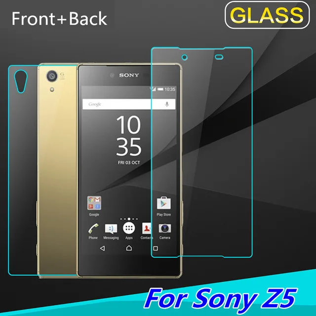 2PCS Front + Back Tempered Glass 9H Original Protective Film Explosion-proof Screen Protector for Sony Xperia Z5 E6653 E6683
2PCS Front + Back Tempered Glass 9H Original Protective Film Explosion-proof Screen Protector for Sony Xperia Z5 E6653 E6683