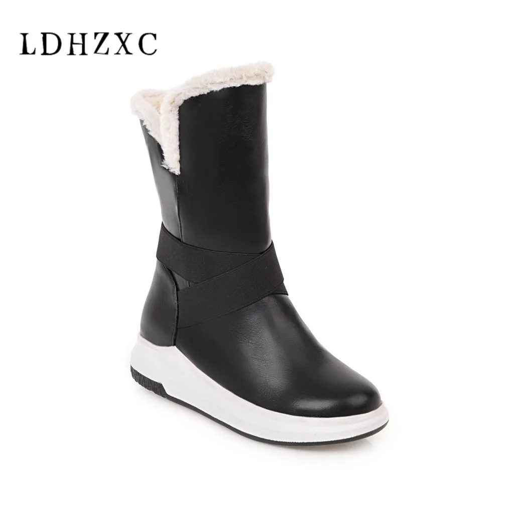 LDHZXC 2019 Large Size 34-43 Platform Hot Sale Warm Shoes Woman Snow Boots Slip On Add Fur Winter Woman Shoes Mid Calf Boots
LDHZXC 2019 Large Size 34-43 Platform Hot Sale Warm Shoes Woman Snow Boots Slip On Add Fur Winter Woman Shoes Mid Calf Boots