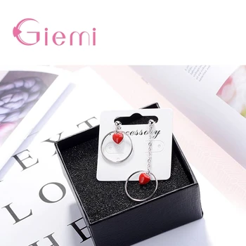 Two Different Round Red Heart Design Cubic Zirconia Pendant Earrings For Women Girls 925 Sterling Silver Crystal Jewelry
Two Different Round Red Heart Design Cubic Zirconia Pendant Earrings For Women Girls 925 Sterling Silver Crystal Jewelry