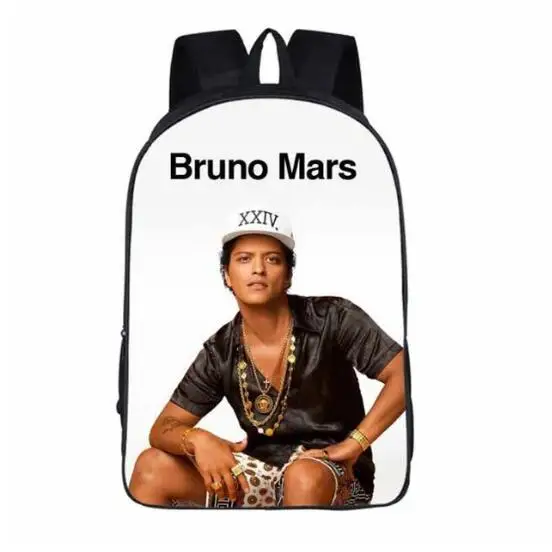 16 Inch Bruno Mars School Bags Kids School Backpack Girls Boys Bookbag Children Primary Teens Travel Stylish Gift
16 Inch Bruno Mars School Bags Kids School Backpack Girls Boys Bookbag Children Primary Teens Travel Stylish Gift