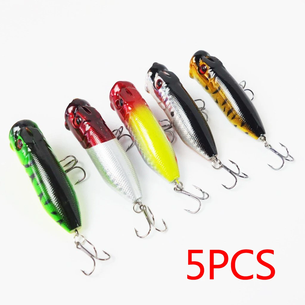 5pcs Topwater Popper Minnow Fishing Lures 7CM Crankbait Tackle Tiddler Bait Bass Trout Shad Spinner Sea Fluke Saltwater Bream
5pcs Topwater Popper Minnow Fishing Lures 7CM Crankbait Tackle Tiddler Bait Bass Trout Shad Spinner Sea Fluke Saltwater Bream