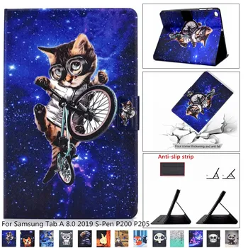 For Samsung Tab A 8.0 2019 S-Pen P200 Flip Animal Pattern Tablet Case For Tab A 8.0 P205 Stand Cover Soft Protective Shell + pen
For Samsung Tab A 8.0 2019 S-Pen P200 Flip Animal Pattern Tablet Case For Tab A 8.0 P205 Stand Cover Soft Protective Shell + pen