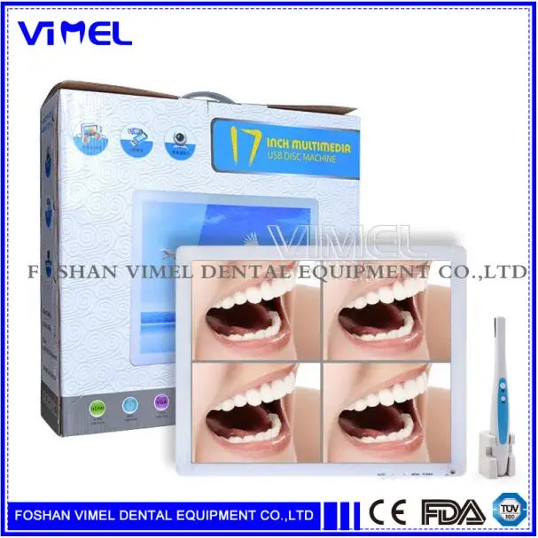 5.0 Megal Pixels All in One dental Oral Camera with 17" Monitor Dental Endoscope Dental Supplier
5.0 Megal Pixels All in One dental Oral Camera with 17" Monitor Dental Endoscope Dental Supplier