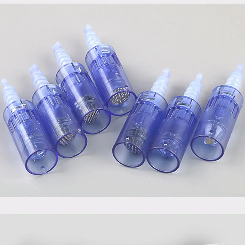 50pcs 36 pins auto electric derma microneedle cartridge needles replaceable head tips for dr pen derma ultima a6 machine pen -4