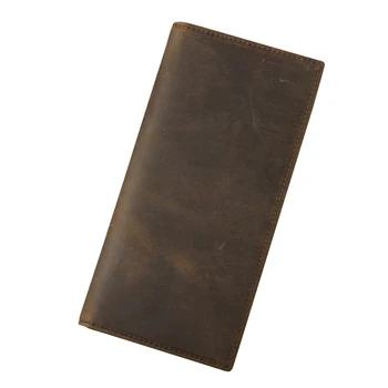 2019 Fashion high quality Crazy horse skin men vintage style genuine leather Multi-card slot long wallet clutch money bag
2019 Fashion high quality Crazy horse skin men vintage style genuine leather Multi-card slot long wallet clutch money bag