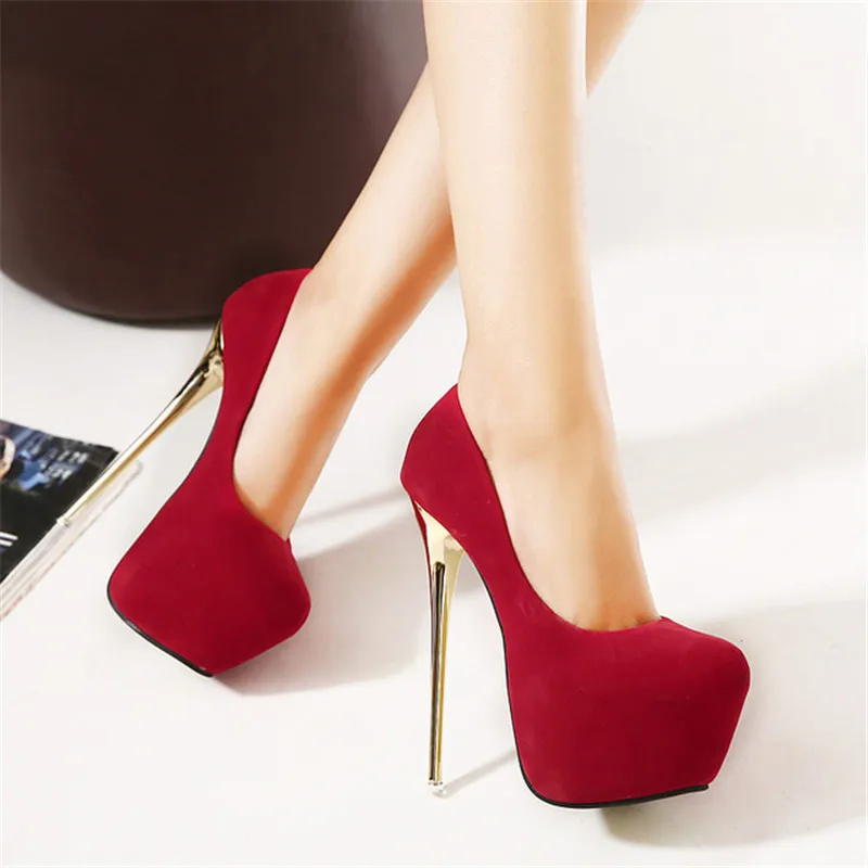 16CM Ultra High Heels Sexy Women Pumps Nightclub Shoes New Arrival Big Size 34-45 Ladies Round Toe Platform Party High Heels
16CM Ultra High Heels Sexy Women Pumps Nightclub Shoes New Arrival Big Size 34-45 Ladies Round Toe Platform Party High Heels