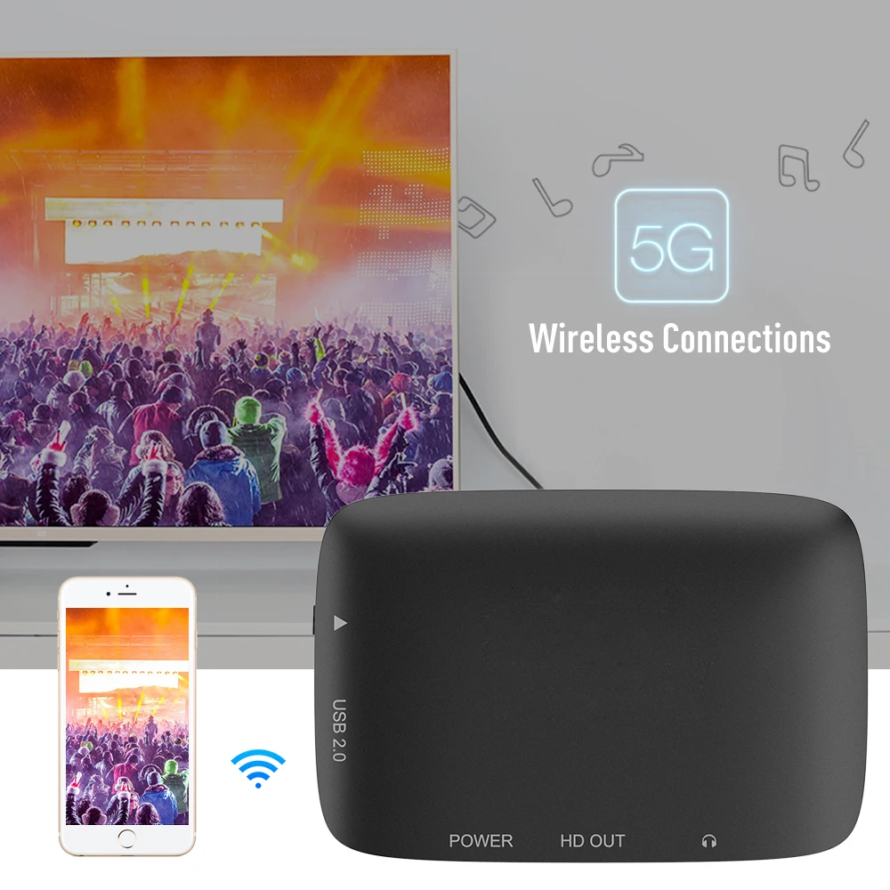 New Wireless Dual Frequency Core Chip 4K Wireless Same Screen Pusher 2.4Ghz/5Ghz MiraScreen Steam Smart Wireless DisplayTV Stick
New Wireless Dual Frequency Core Chip 4K Wireless Same Screen Pusher 2.4Ghz/5Ghz MiraScreen Steam Smart Wireless DisplayTV Stick