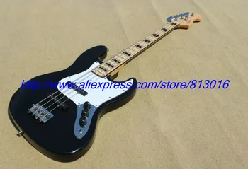 Hot ! customised electric guitar jazz bass type ,black color,maple fingerboard ,black block inay ,high grade, Chrome parts !
Hot ! customised electric guitar jazz bass type ,black color,maple fingerboard ,black block inay ,high grade, Chrome parts !