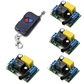 Smart Home AC220V Wireless Remote Control Switch 1CH Relay Receiver Transmitter Remote Controls For Light Door 315Mhz
Smart Home AC220V Wireless Remote Control Switch 1CH Relay Receiver Transmitter Remote Controls For Light Door 315Mhz