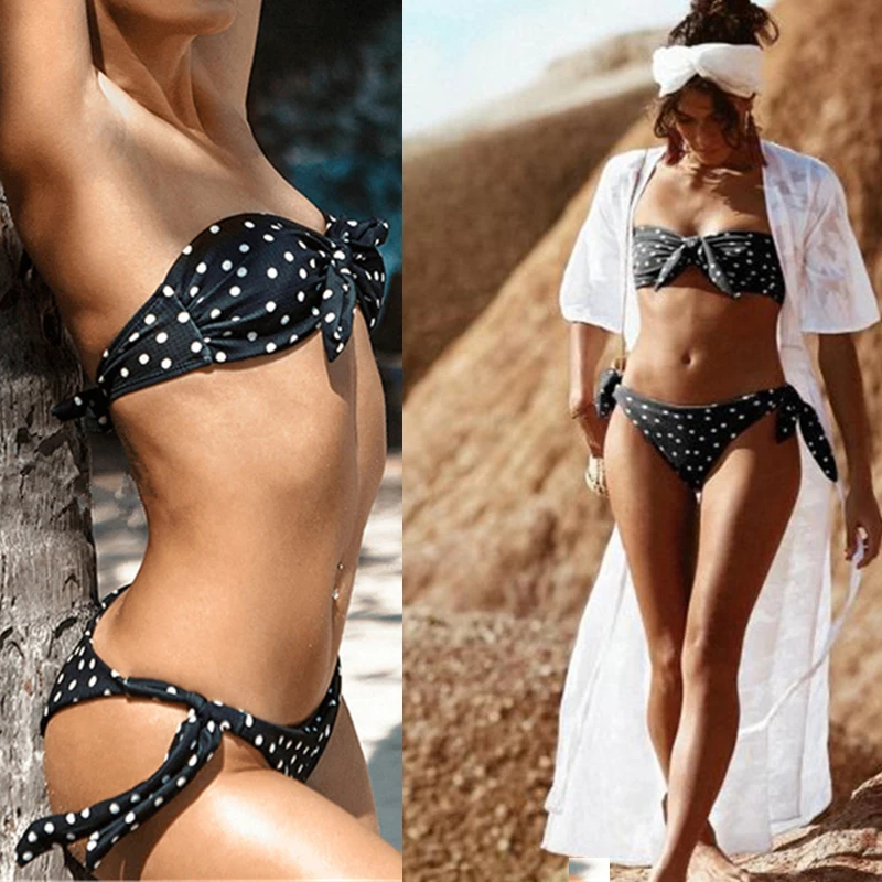 Bikini 2019 Female Swimsuit Separate Women Swimwear Brazilian Two-piece High Waist Dot Beach Girls Bathing Women's Swimming Suit
Bikini 2019 Female Swimsuit Separate Women Swimwear Brazilian Two-piece High Waist Dot Beach Girls Bathing Women's Swimming Suit