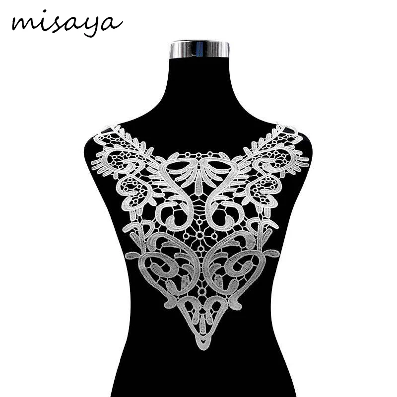 Misaya 1Pc Embroidered Lace Collar Lace Neckline Sewing Applique Crafts DIY Handmade Lace Collars for Wedding Dress Supplies
Misaya 1Pc Embroidered Lace Collar Lace Neckline Sewing Applique Crafts DIY Handmade Lace Collars for Wedding Dress Supplies