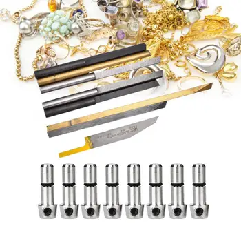 8pcs Jewelry Tool Engraving Cutting Bit for Pneumatic Impact Drill Engraving Machine Jewelry Making Processing Tool for Jeweler
8pcs Jewelry Tool Engraving Cutting Bit for Pneumatic Impact Drill Engraving Machine Jewelry Making Processing Tool for Jeweler